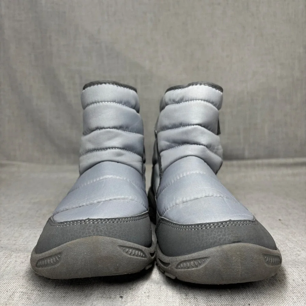 Merrell Polar Puff Snow Boots Grey Peach Quilted Puffer Winter Boots Women's 7